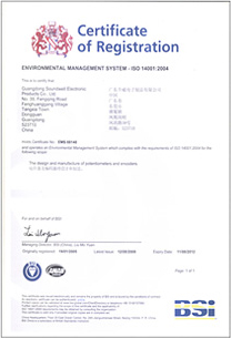 ISO14001 environmental management system